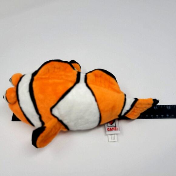 Ganz Webkinz Clown Fish Plush Stuffed Animal Orange & White HM219 - Picture 9 of 10